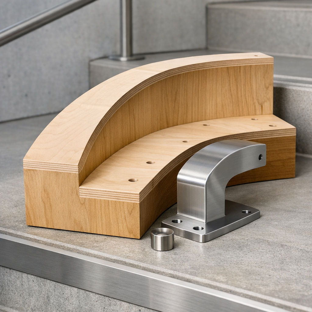 Portaiden osien valmistus CNC-leikatuilla elementeillä