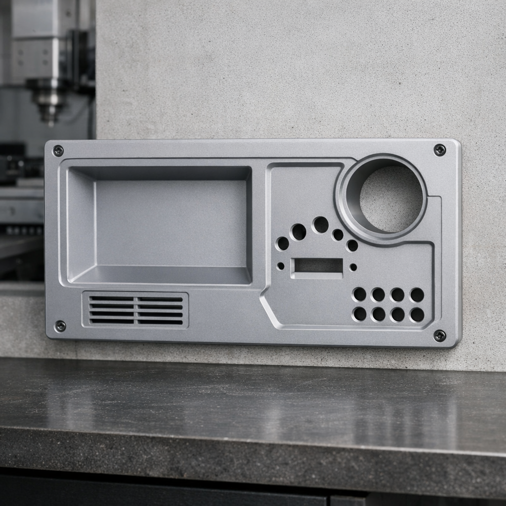 Pintojen jäljentäminen CNC-työstöllä asennettuna neutraalin värisenä paneelina