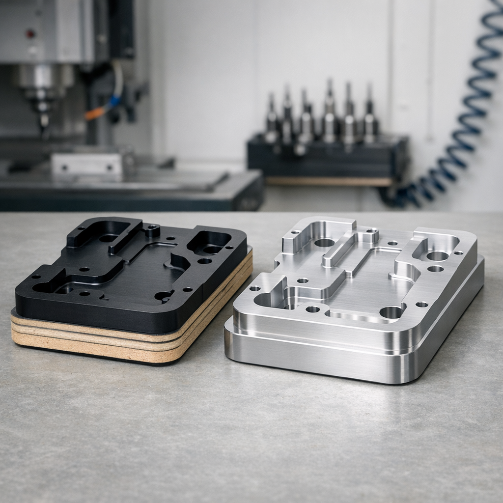 Master-mallien valmistus esillä sarjaosan vieressä