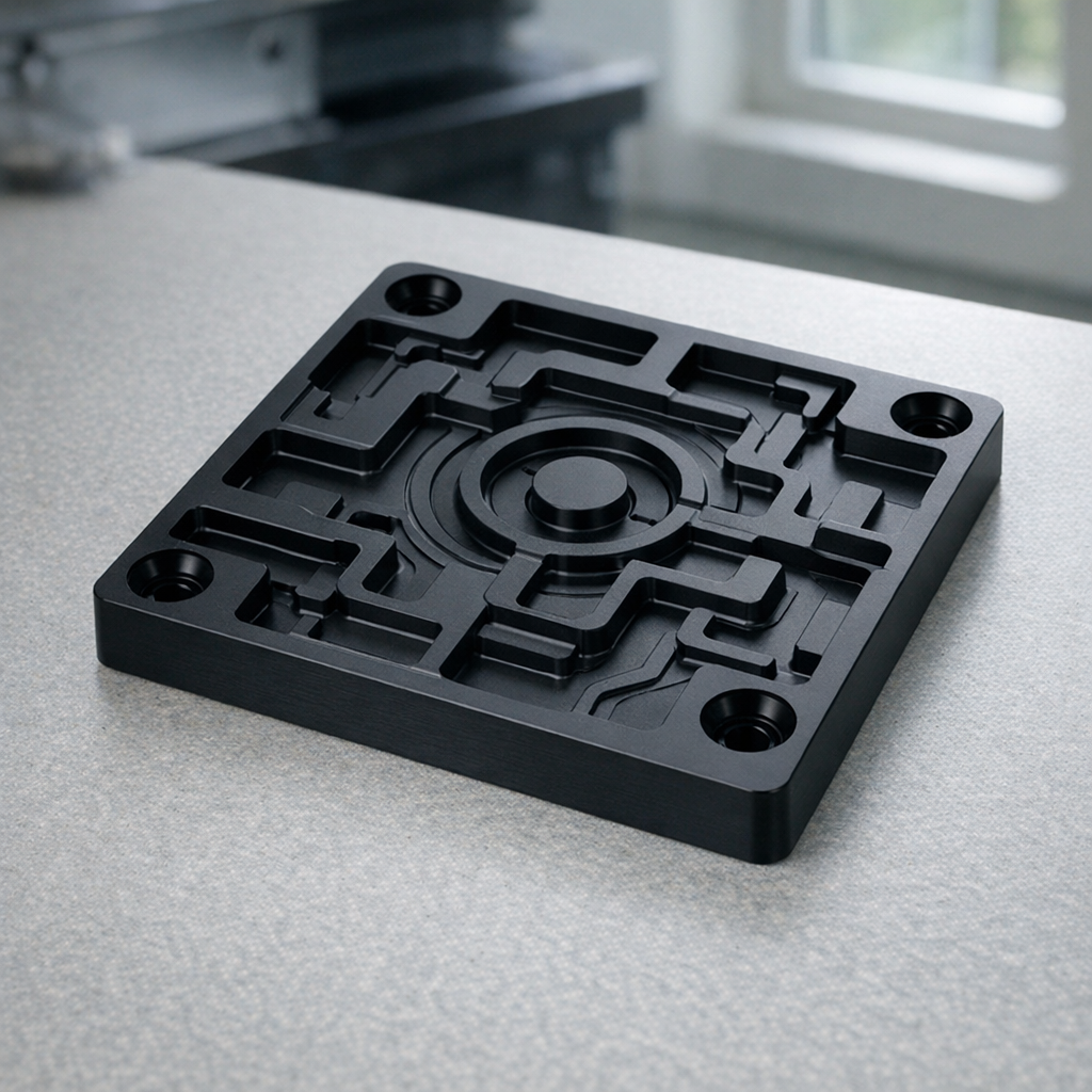 Pöytätasojen kaiverrus CNC-työstöllä muovipinnassa