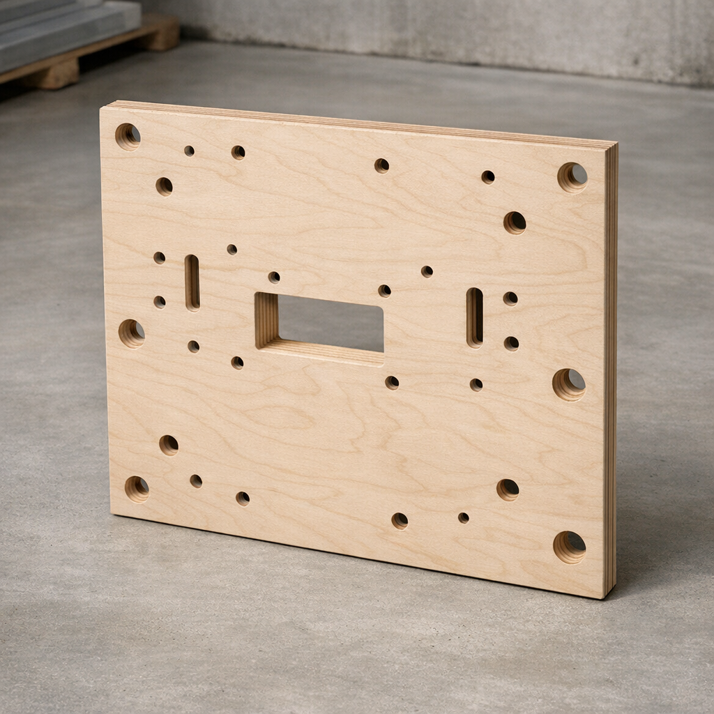 MDF-huoltopaneeli teknisessä tilassa asennuspaneelien valmistus -palvelussa