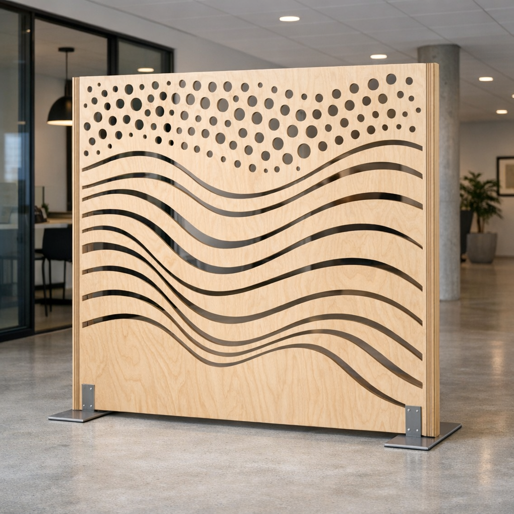 Rakennusväliseinien CNC-valmistus paneelin reunadetaljissa