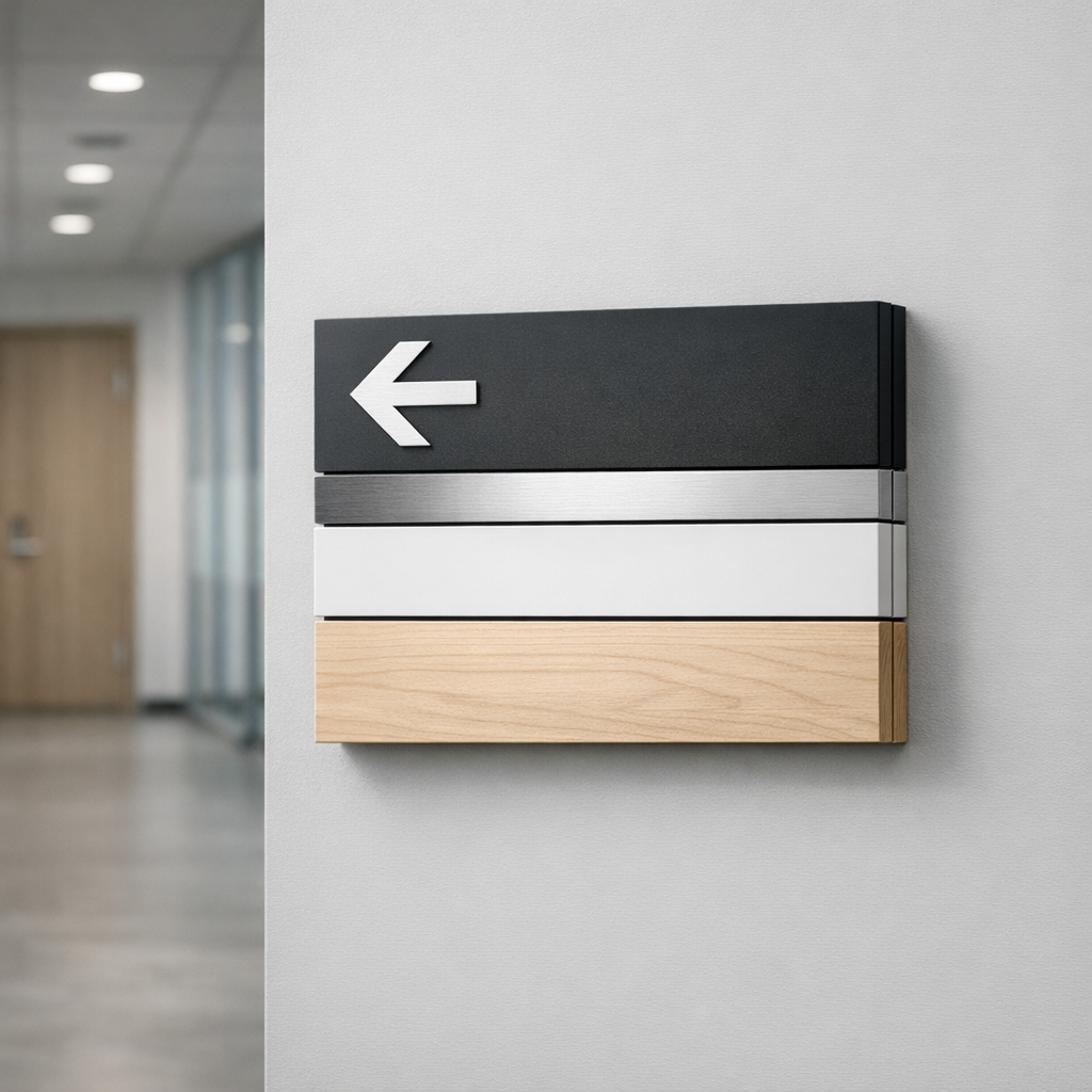 Rakennustyömaa, muovinen turva- ja opaste-elementti tasomuodossa